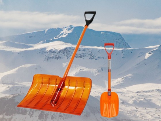 Комплект снегоуборочных лопат из поликарбоната (2 лопаты)