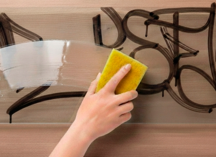 Монолитный поликарбонат антиграффити IRROX GRAFGARD, толщина 4 мм 1500*2000