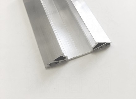 Планка Al-Imper прижимная алюминиевая верхняя 60 мм (без декора) PV.60.d