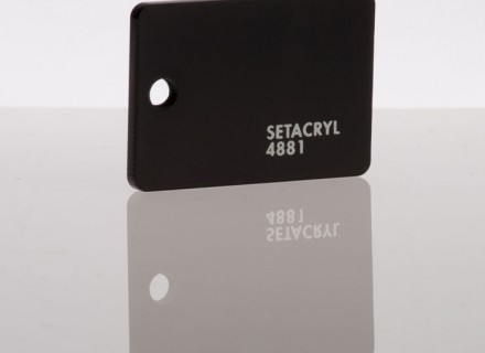 Литьевое оргстекло Setacryl, толщина 10 мм, черный