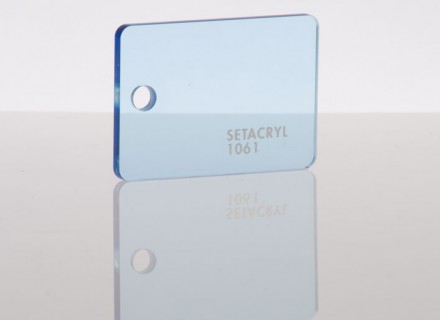 Литьевое оргстекло Setacryl, толщина 3 мм, голубой прозрачный