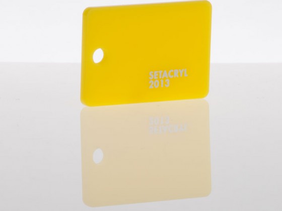 Литьевое оргстекло Setacryl, толщина 3 мм, желтый 2013