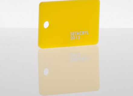 Литьевое оргстекло Setacryl, толщина 3 мм, желтый 2013
