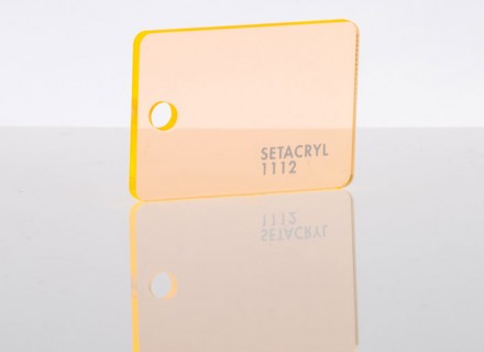 Литьевое оргстекло Setacryl, толщина 3 мм, желтый флуоресцентный