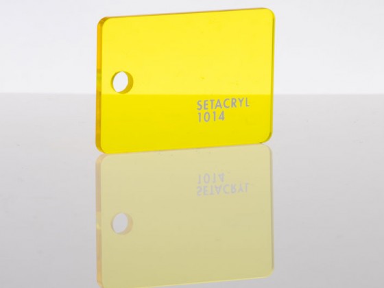 Литьевое оргстекло Setacryl, толщина 3 мм, желтый прозрачный