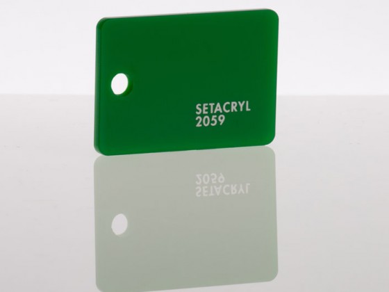 Литьевое оргстекло Setacryl, толщина 3 мм, зеленый 2059