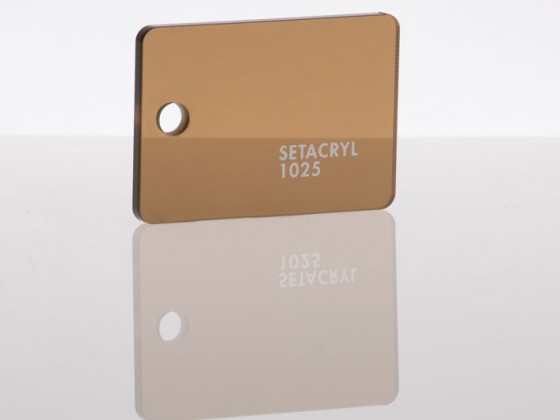 Литьевое оргстекло Setacryl, толщина 3 мм, коричневый прозрачный 1025