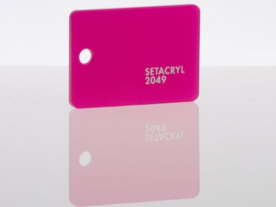 Литьевое оргстекло Setacryl, толщина 3 мм, розовый 2049