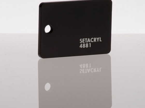 Литьевое оргстекло Setacryl, толщина 5 мм, черный 4881