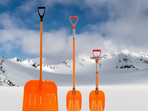 Комплект снегоуборочных лопат из поликарбоната (3 лопаты)