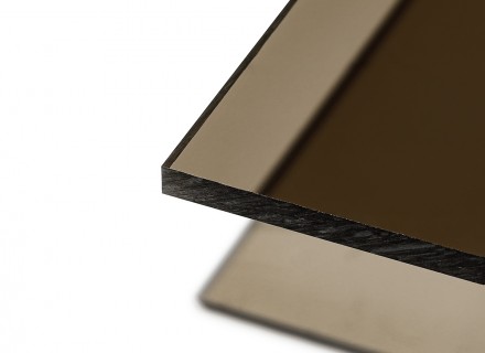Монолитный поликарбонат Irrox "Оптимальный" толщина 4 мм, бронза серый