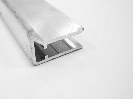 Профиль торцевой алюминиевый F6 мм.