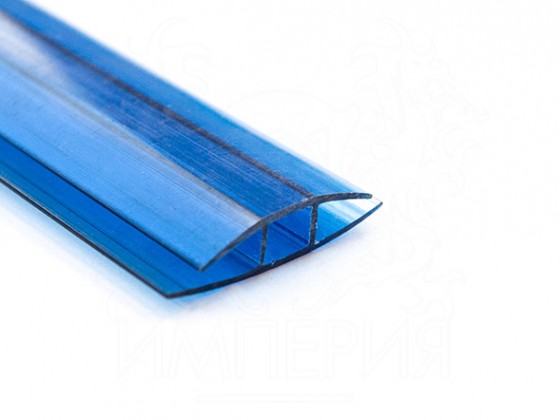 Профиль соединительный неразъемный НР 6 мм, синий