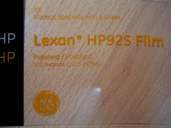 Поликарбонатная пленка LEXAN HP92STY 250мкм, бесцветная